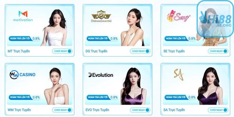 Casino Hi88 nổi bật với nhiều tính năng hấp dẫn
