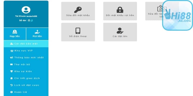 Tài khoản có thể bị khóa khi vi phạm điều khoản đăng nhập Hi88