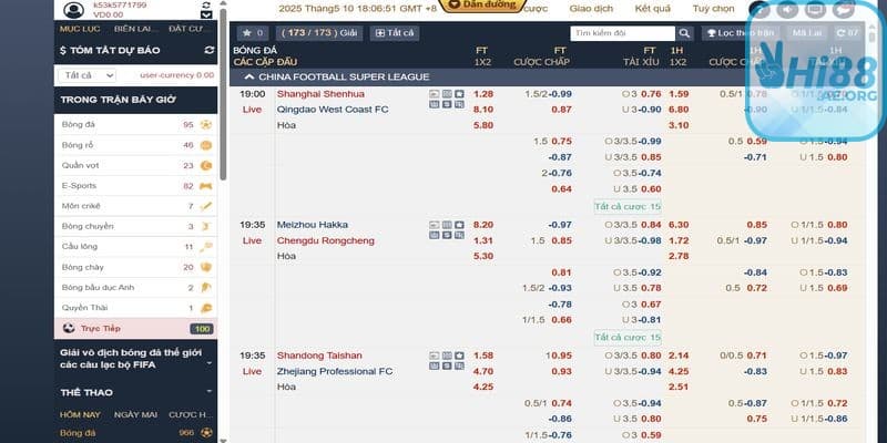 Một số mẹo giúp tăng cơ hội thắng khi cá cược thể thao Hi88